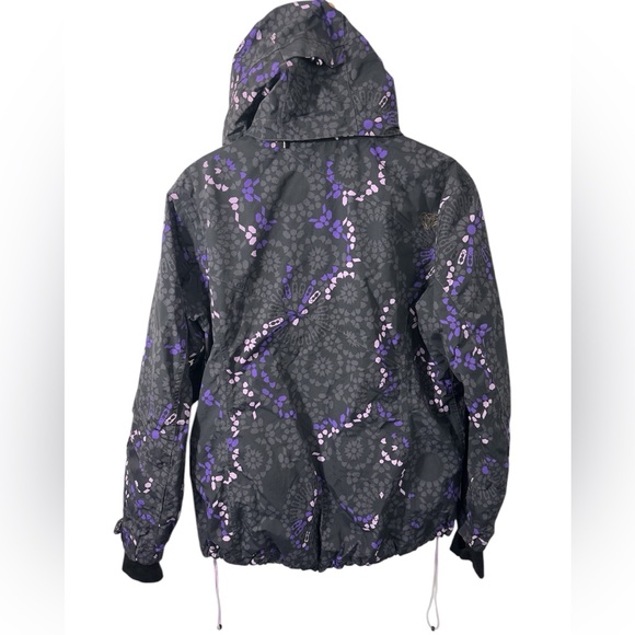 Vintage Rodeo Gold Series Womens Ski Snow Jacket Size Medium Uk 14/16 black/purp - Picture 2 of 12